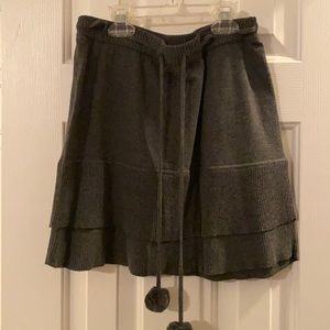 Gray pencil skirt